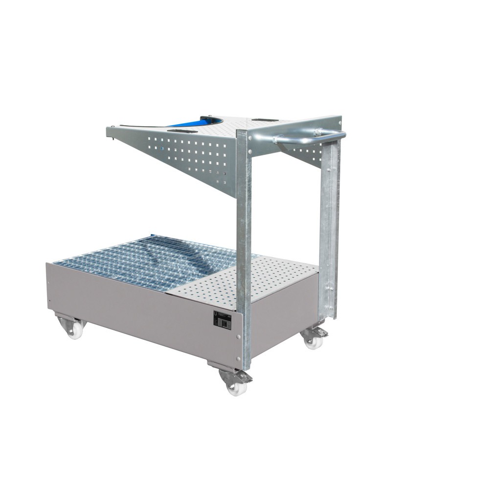 Imagen del producto: Lavabo móvil Catch LPW, inclusivo chapa perforada consola y correa, ratón gris