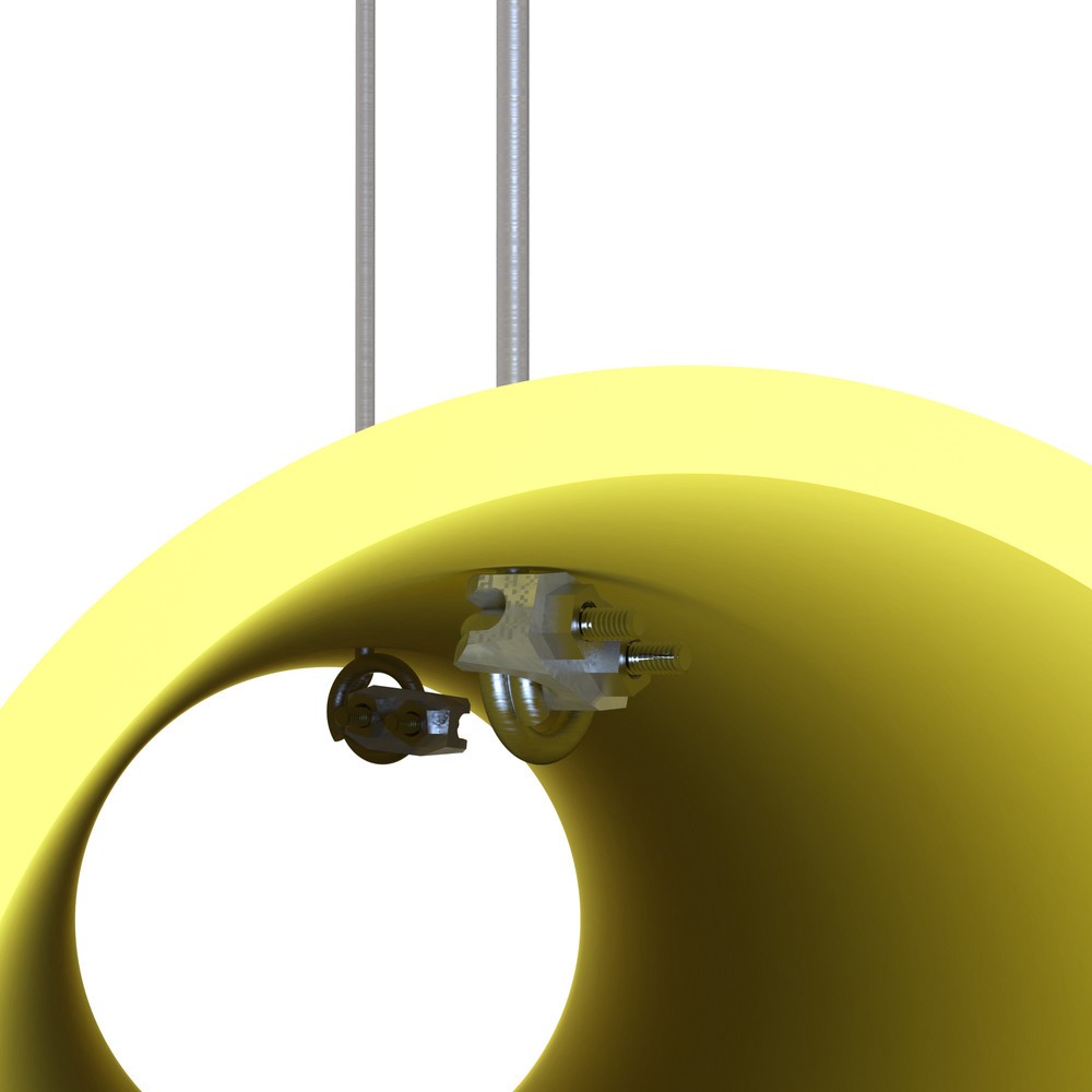 Número de imagen del producto 9: límite de altura «Papa», colgante, Ø 140 mm, longitud 1.500 mm
