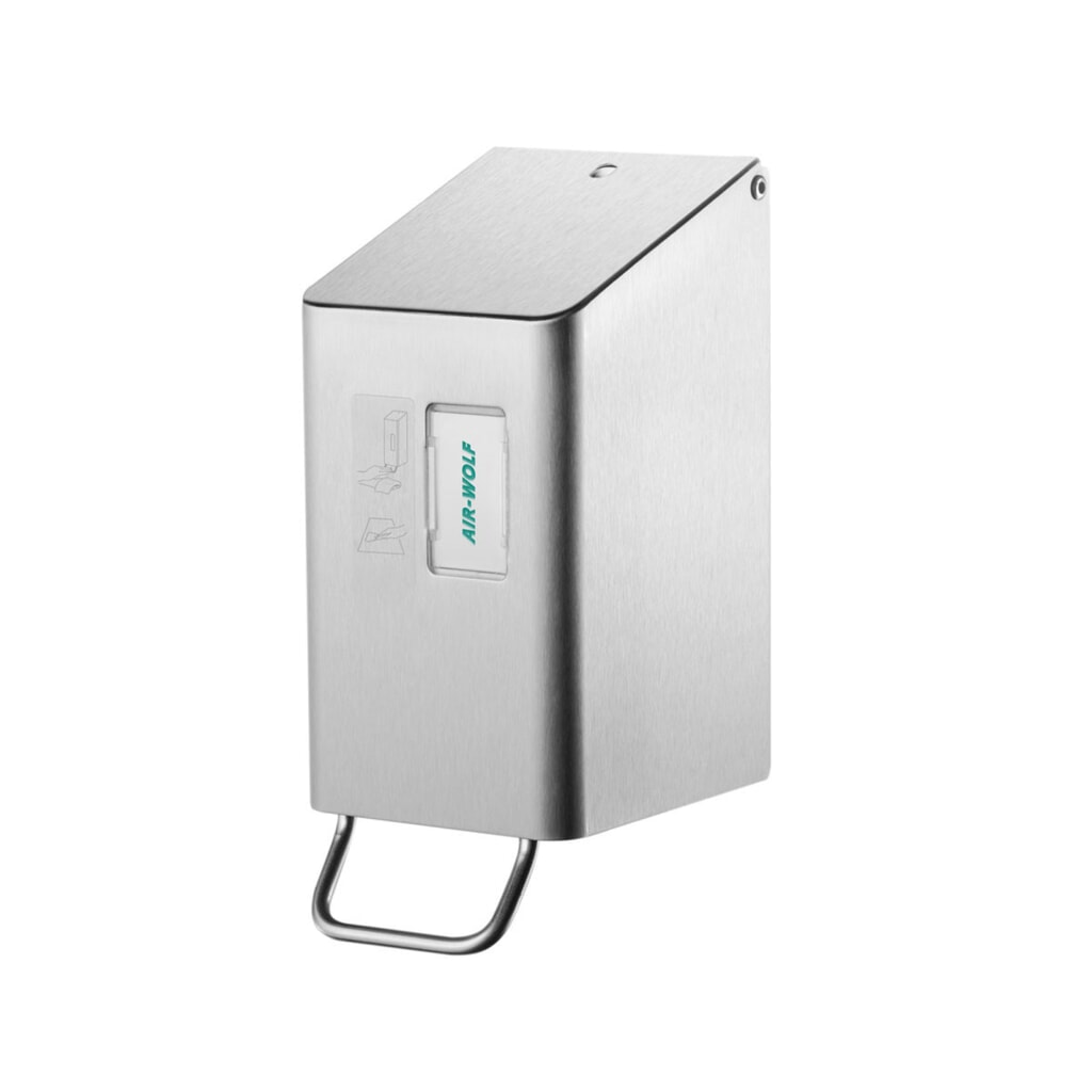 Número de imagen del producto 1: Limpiador de asiento de WC Air-Wolf para 250 ml de desinfectante de superficies, acero inoxidable cepillado