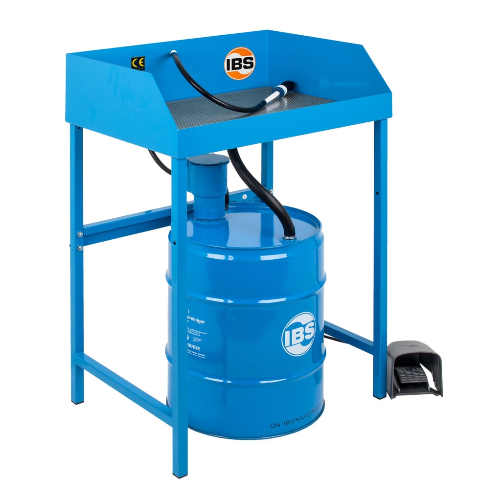 Imagen del producto: Limpiador de piezas pequeñas IBS para barriles de 50 litros, chapa de acero