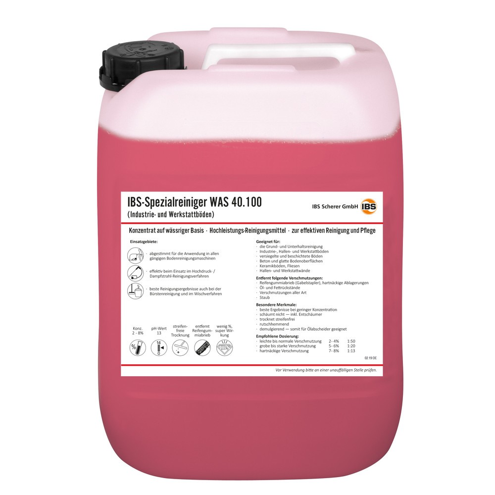 Imagen del producto: Limpiador de suelos de taller IBS WAS 40.100, 20 litros