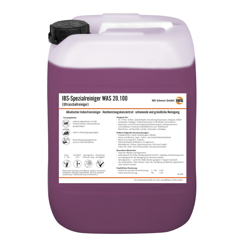 Imagen del producto: Limpiador ultrasónico IBS WAS 20.100, 20 litros
