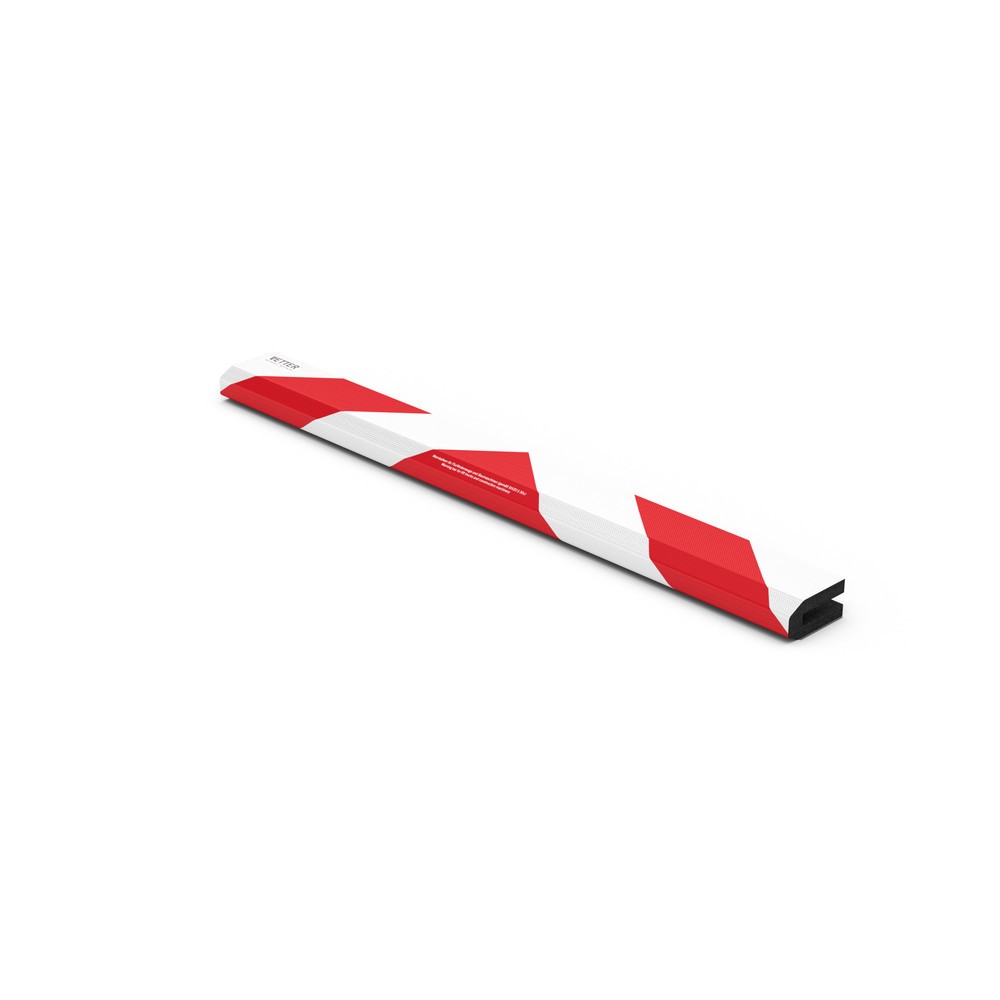 Imagen del producto: Listón reflectante VETTER® ZEBRA con imanes para brazos de horquilla, HxAxF 80 x 1.000 x 45 mm