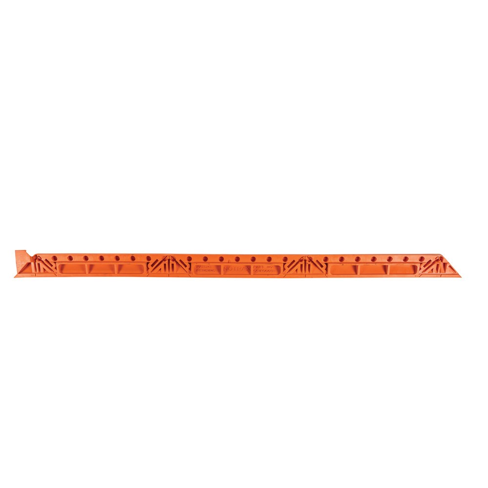 Número de imagen del producto 4: Borde biselado para alfombra antifatiga de caucho nitrilo, An x L 1.520 x 52 mm, naranja