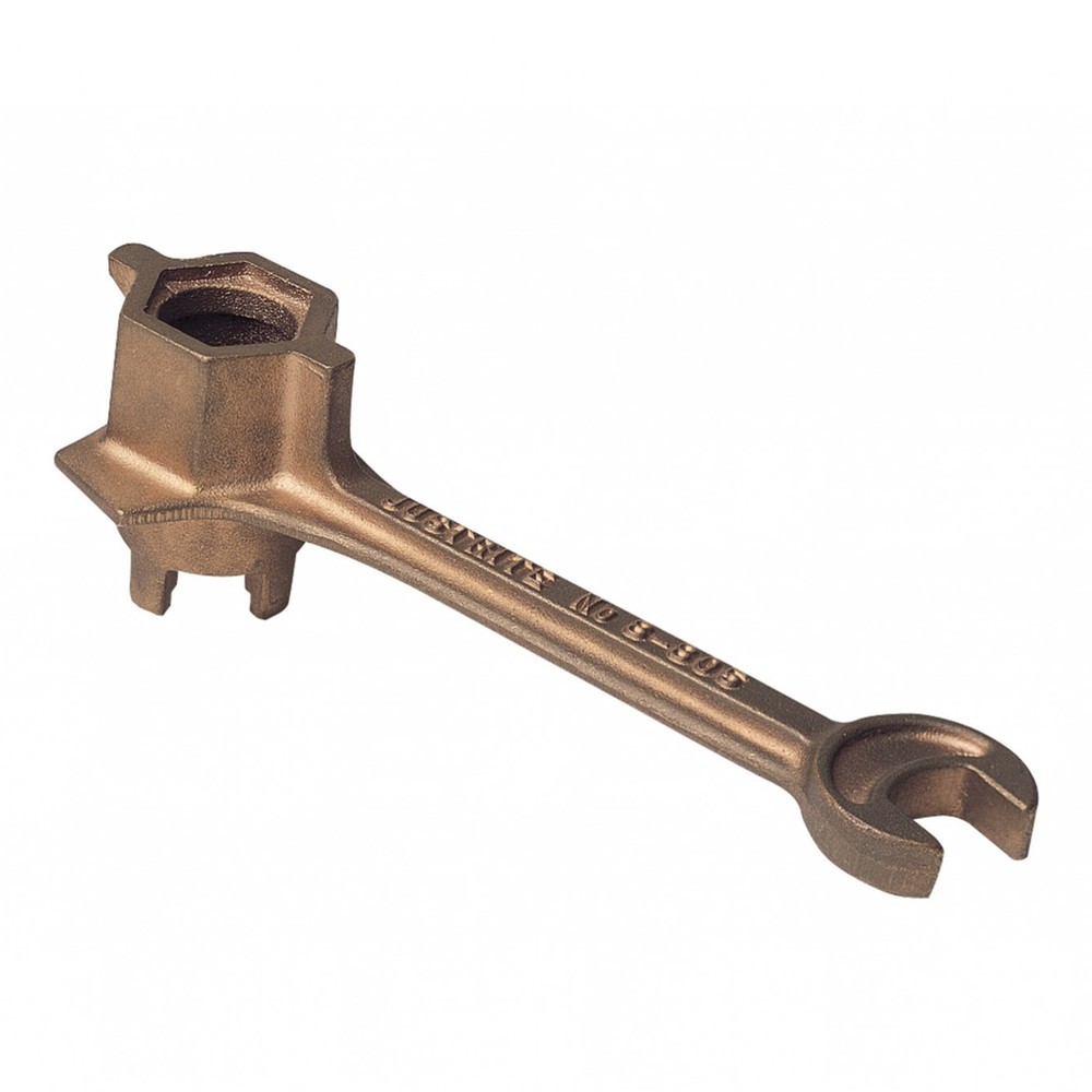 Imagen del producto: Justrite - Llave de barril de latón para tapones de 19 mm y 51 mm