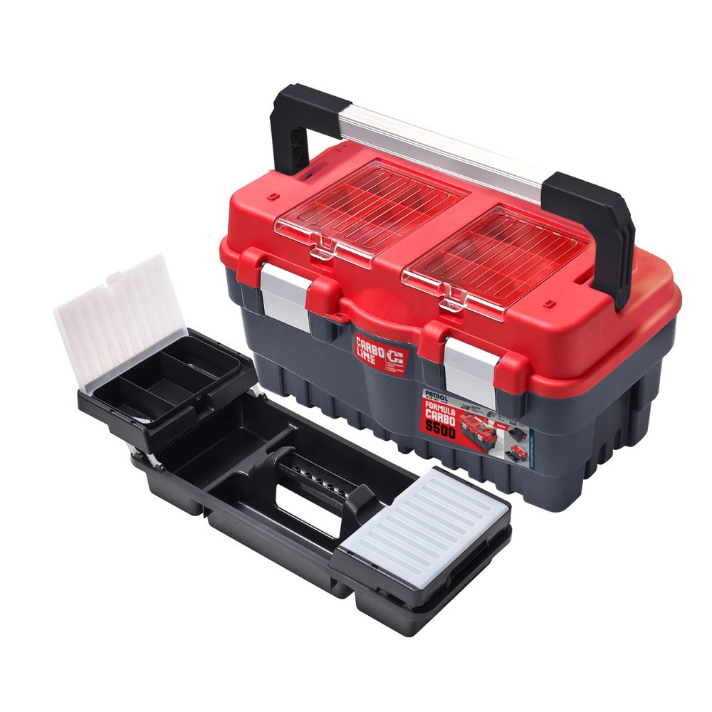 Imagen del producto: Maletín/caja de herramientas Carbo Plus S 500, H x A x F 256 x 462 x 242 mm