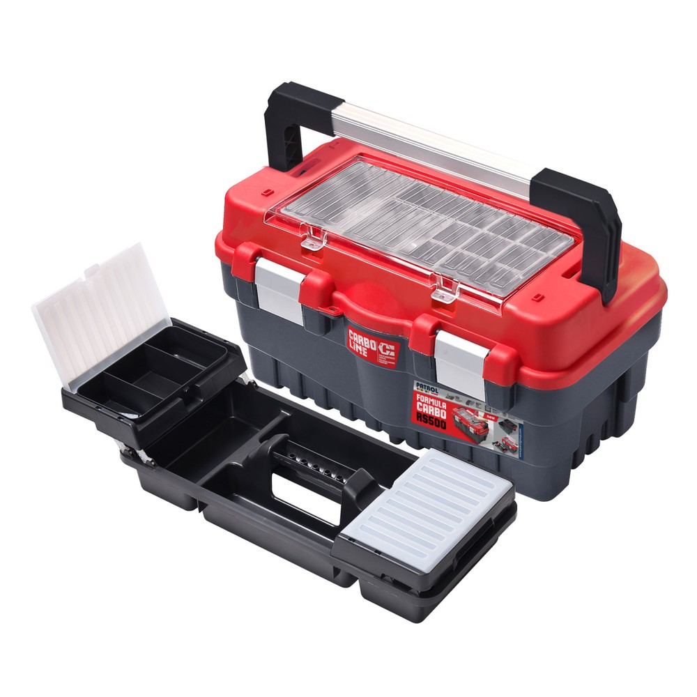 Número de imagen del producto 1: Maletín/caja de herramientas Carbo Plus RS 500, H x A x F 256 x 462 x 242 mm