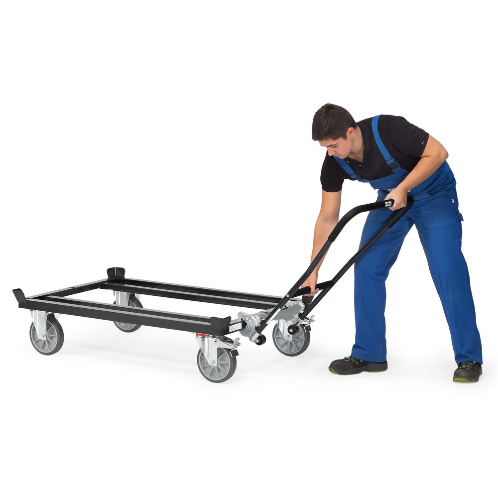 Número de imagen del producto 2: Manillar tubular de un solo pin para chasis fetra® con guardabarros, gris antracita