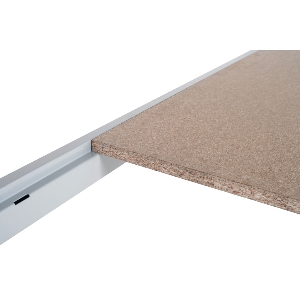 ManOrga Balda para estantería ancha, con tableros de aglomerado, gris grafito / gris luminoso, ANxFO 1.250 x 600 mm Imagen del producto: ManOrga Balda para estantería ancha, con tableros de aglomerado, gris grafito / gris luminoso, ANxFO 1.250 x 600 mm