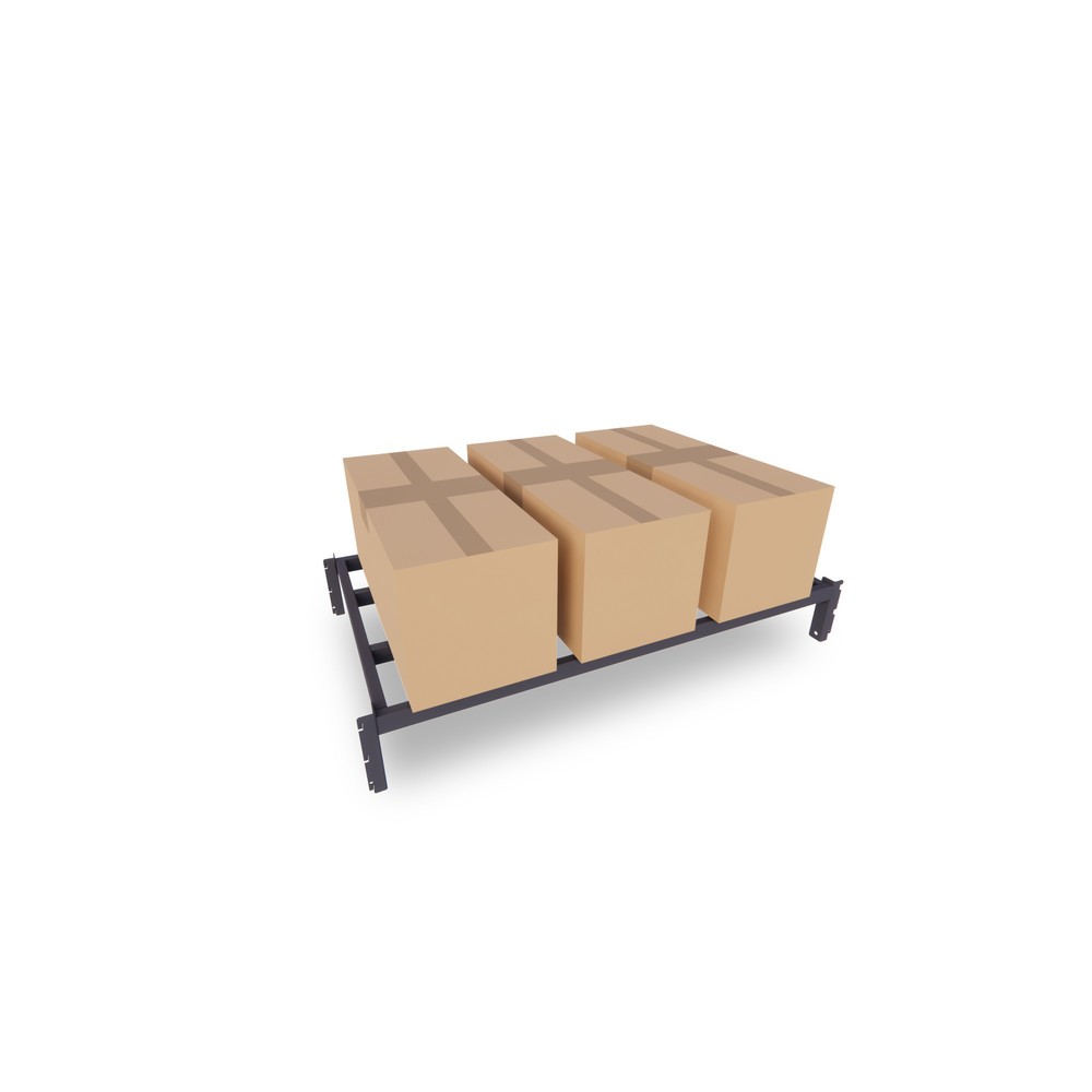 Número de imagen del producto 2: ManOrga Balda para estantería de cargas pequeñas, con suelo de tubo de acero, carga por estante 500 kg, ANxFO 1.010 x 500 mm