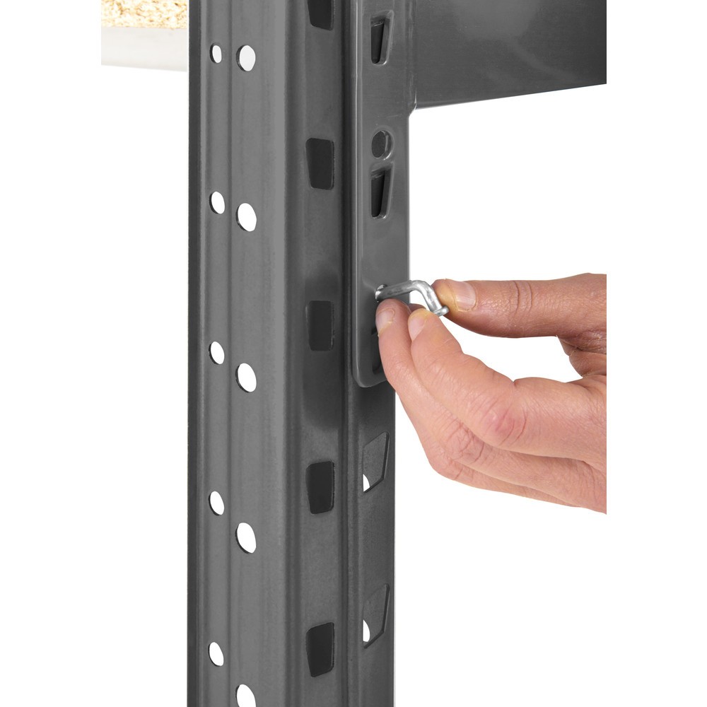 Número de imagen del producto 3: Estantería ancha ManOrga, con balda de paneles de acero, módulo inicial, carga por estante 740 kg, 2.000 x 2.700 x 1.000 mm (alto x ancho x fondo)