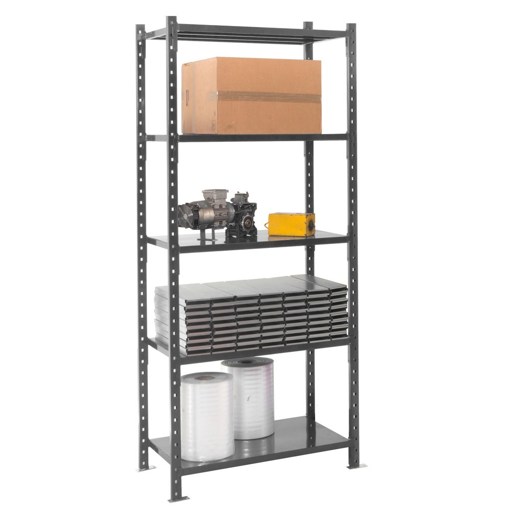 Número de imagen del producto 6: ManOrga Estantería de cargas pequeñas, módulo adicional, con paneles de acero, carga por estante 500 kg, ALxANxFO 2.000 x 1.010 x 500 mm