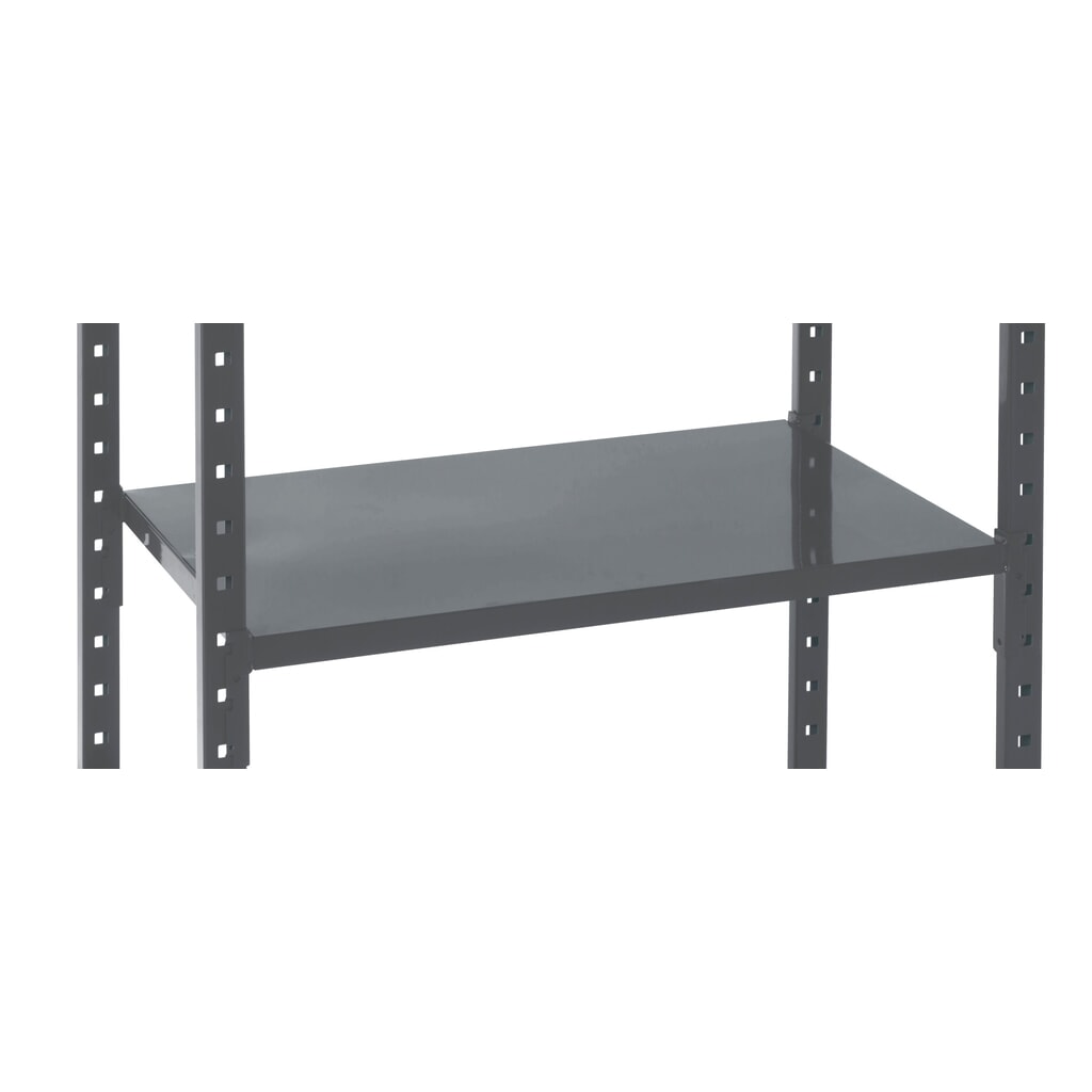 Número de imagen del producto 2: ManOrga Estantería de cargas pequeñas, módulo adicional, con baldas de paneles de acero, carga por estante 500 kg, ALxANxFO 2.500 x 1.260 x 500 mm