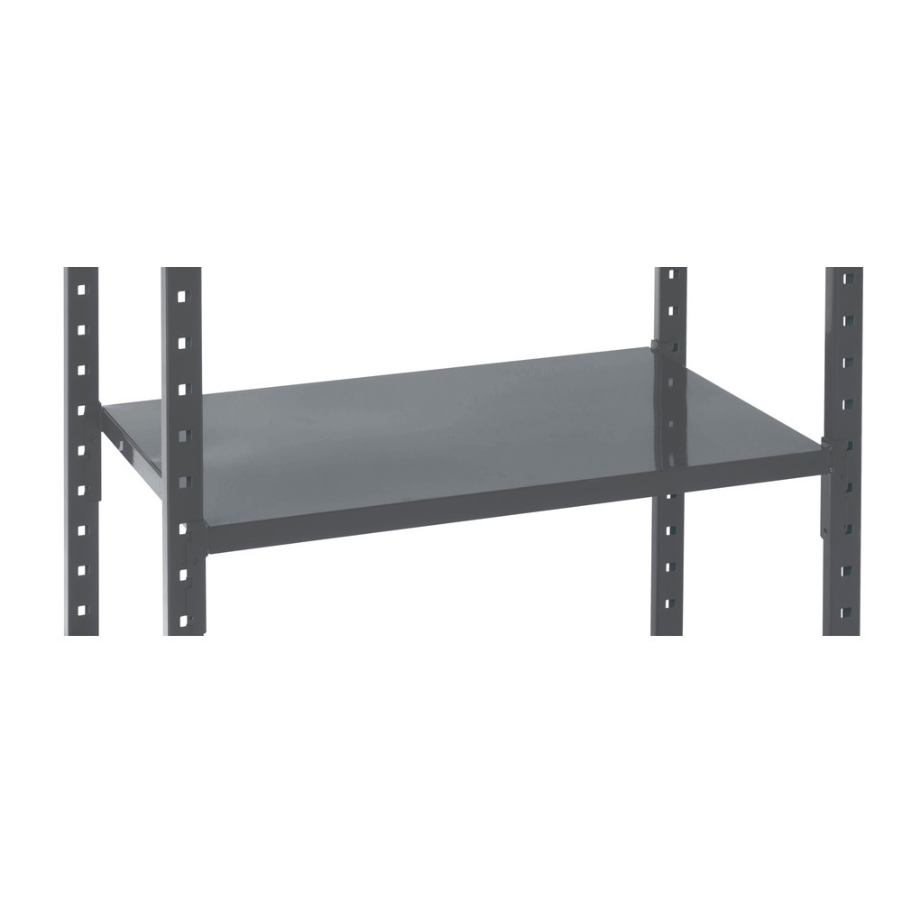 Número de imagen del producto 2: Estantería de cargas pequeñas ManOrga gris grafito con estantes de chapa de acero, carga por estante 460 kg, HxAxF 2.500 x 1.300 x 610 mm