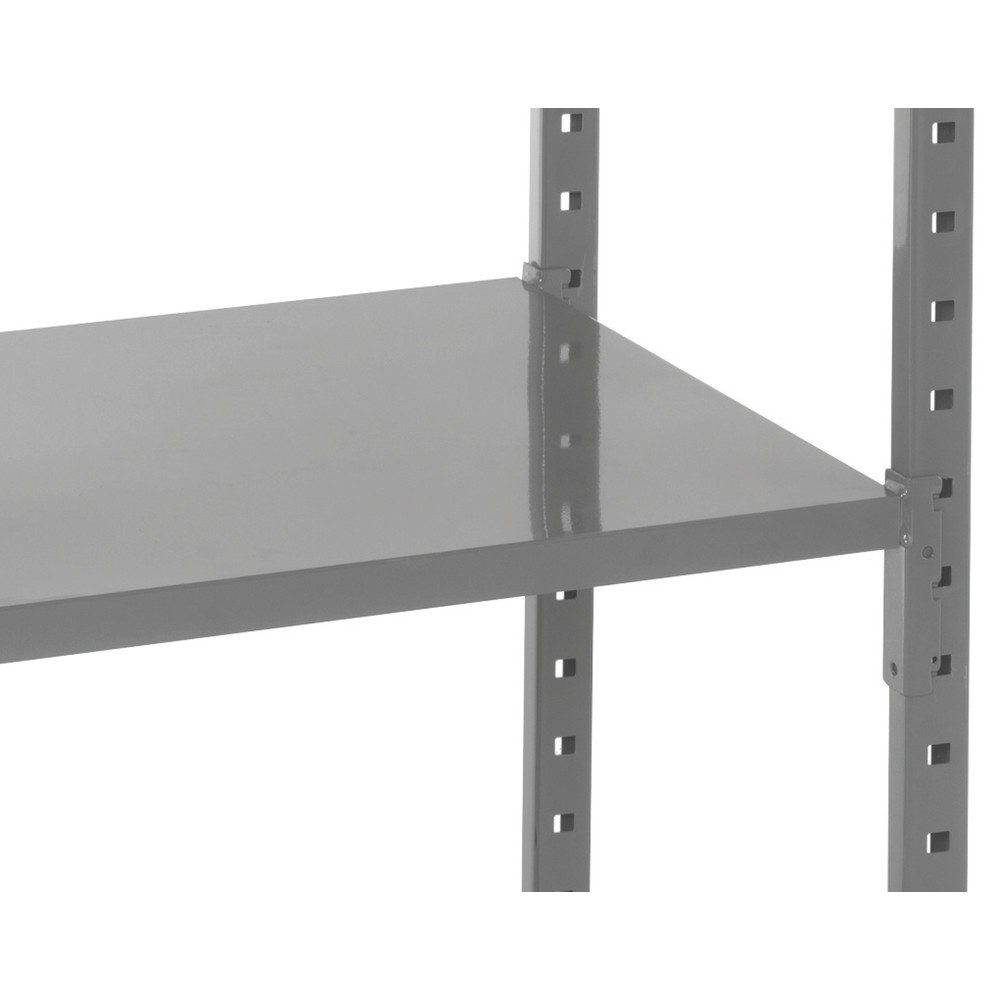 Número de imagen del producto 5: Estantería de cargas pequeñas ManOrga gris grafito con estantes de chapa de acero, carga por estante 460 kg, HxAxF 2.500 x 1.300 x 610 mm