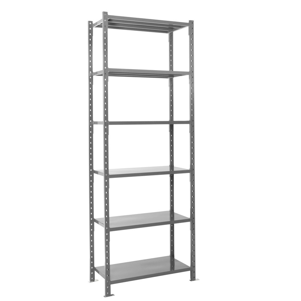 Número de imagen del producto 8: Estantería de cargas pequeñas ManOrga gris grafito con estantes de chapa de acero, carga por estante 500 kg, HxAxF 3.000 x 1.050 x 510 mm