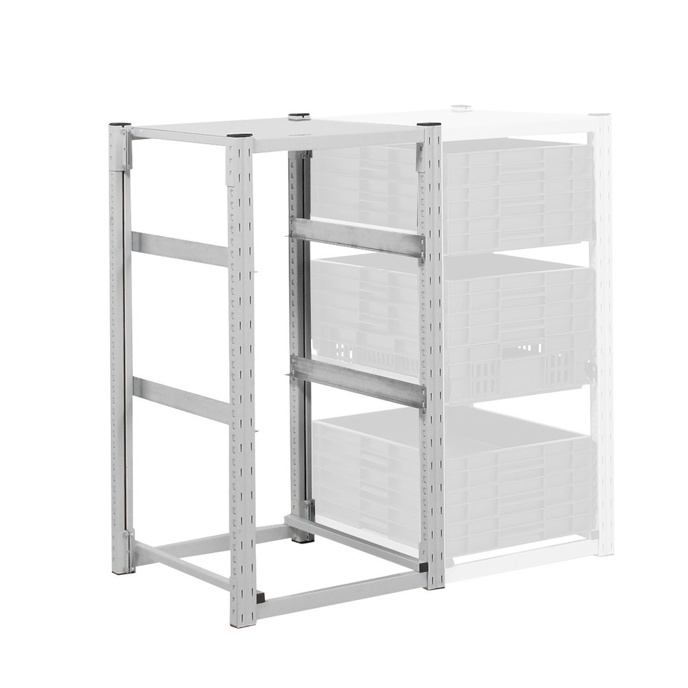 Número de imagen del producto 2: ManOrga Estantería de contenedores para cajas apilables Eurobox, módulo inicial, ALxANxFO 1.000 x 407 x 600 mm