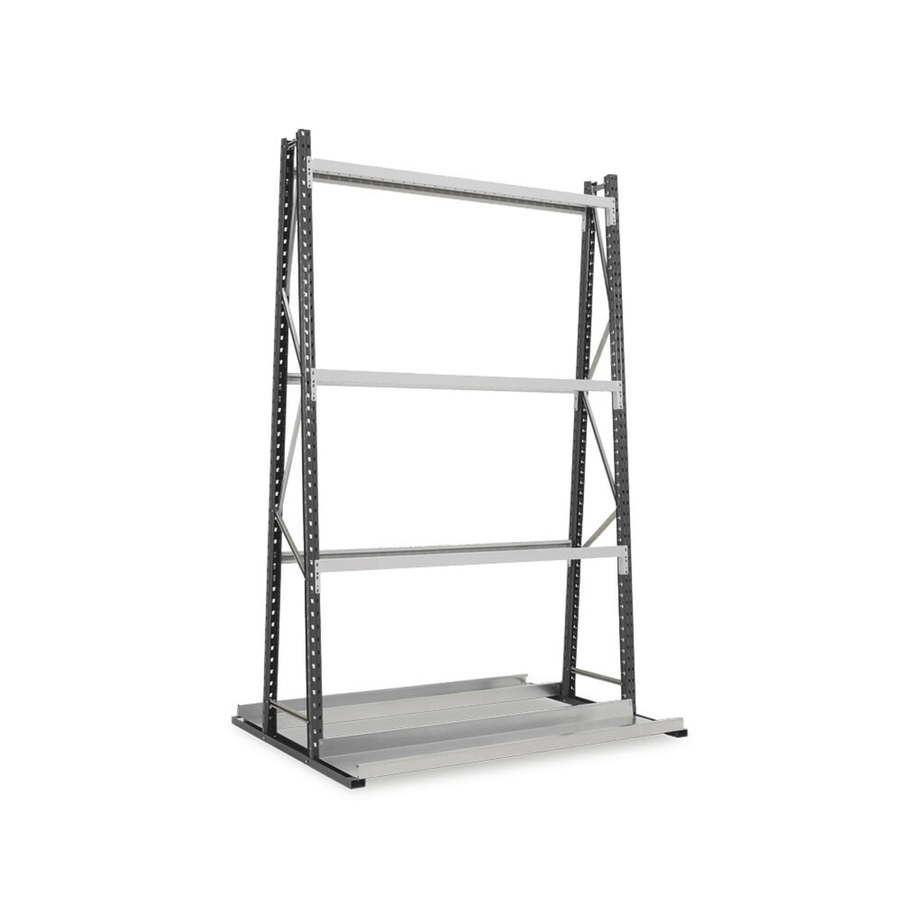 Imagen del producto: ManOrga Estantería vertical, bilateral, módulo inicial, ALxANxFO 2.500 x 1.500 x 680 mm