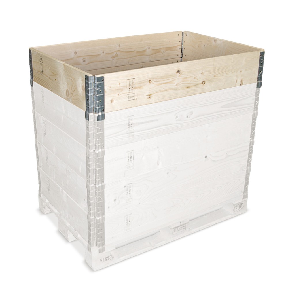 Imagen del producto: Marco de prolongación de madera, An x F x Al 800 x 600 x 200 mm, 4 bisagras