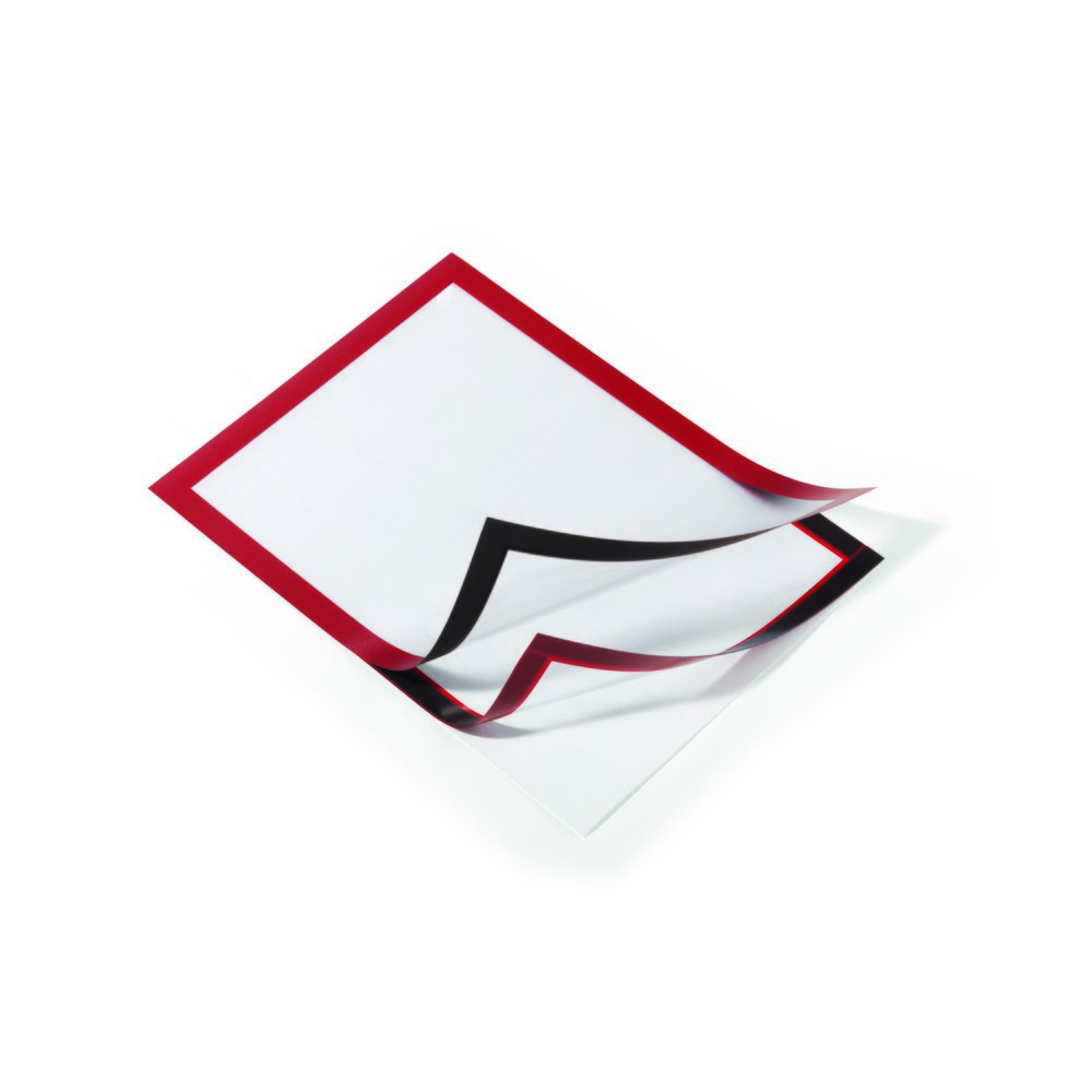 Número de imagen del producto 10: Marco informativo DURABLE DURAFRAME®, autoadhesivo, DIN A4, rojo