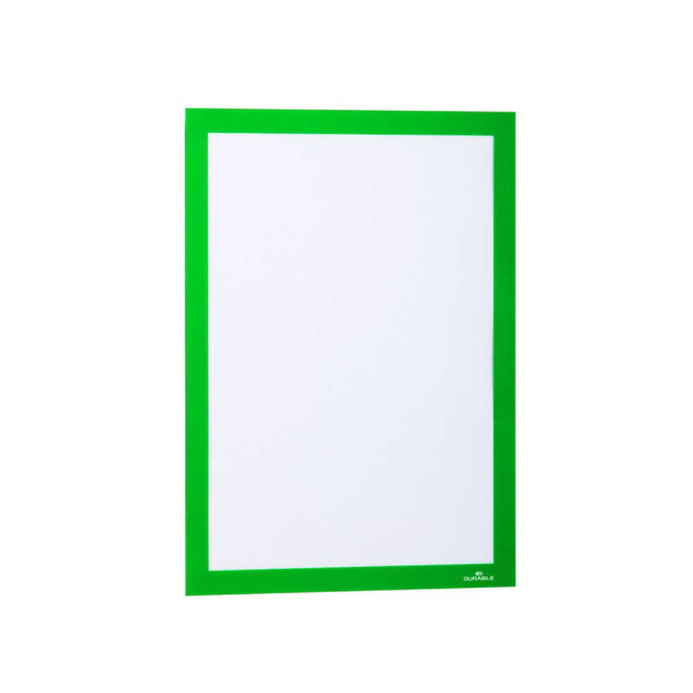 Número de imagen del producto 8: Marco informativo DURABLE DURAFRAME®, autoadhesivo, DIN A4, verde
