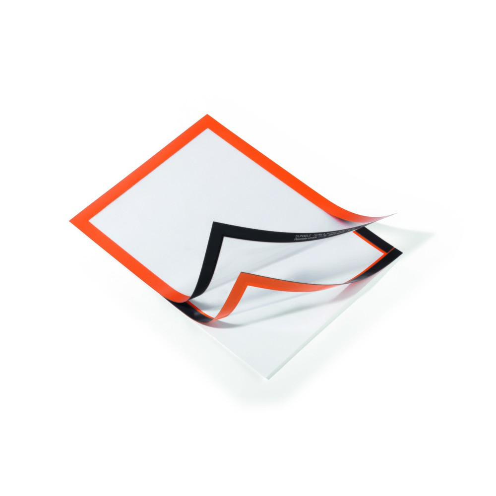 Número de imagen del producto 6: Marco informativo DURABLE DURAFRAME®, autoadhesivo, DIN A4, naranja