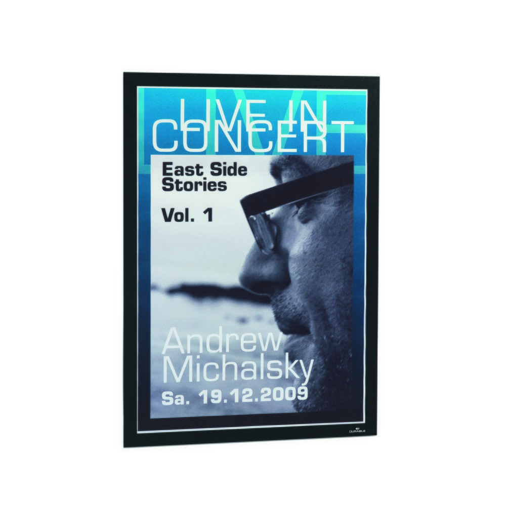 Número de imagen del producto 7: Marco informativo DURABLE DURAFRAME®, autoadhesivo, DIN A3, negro