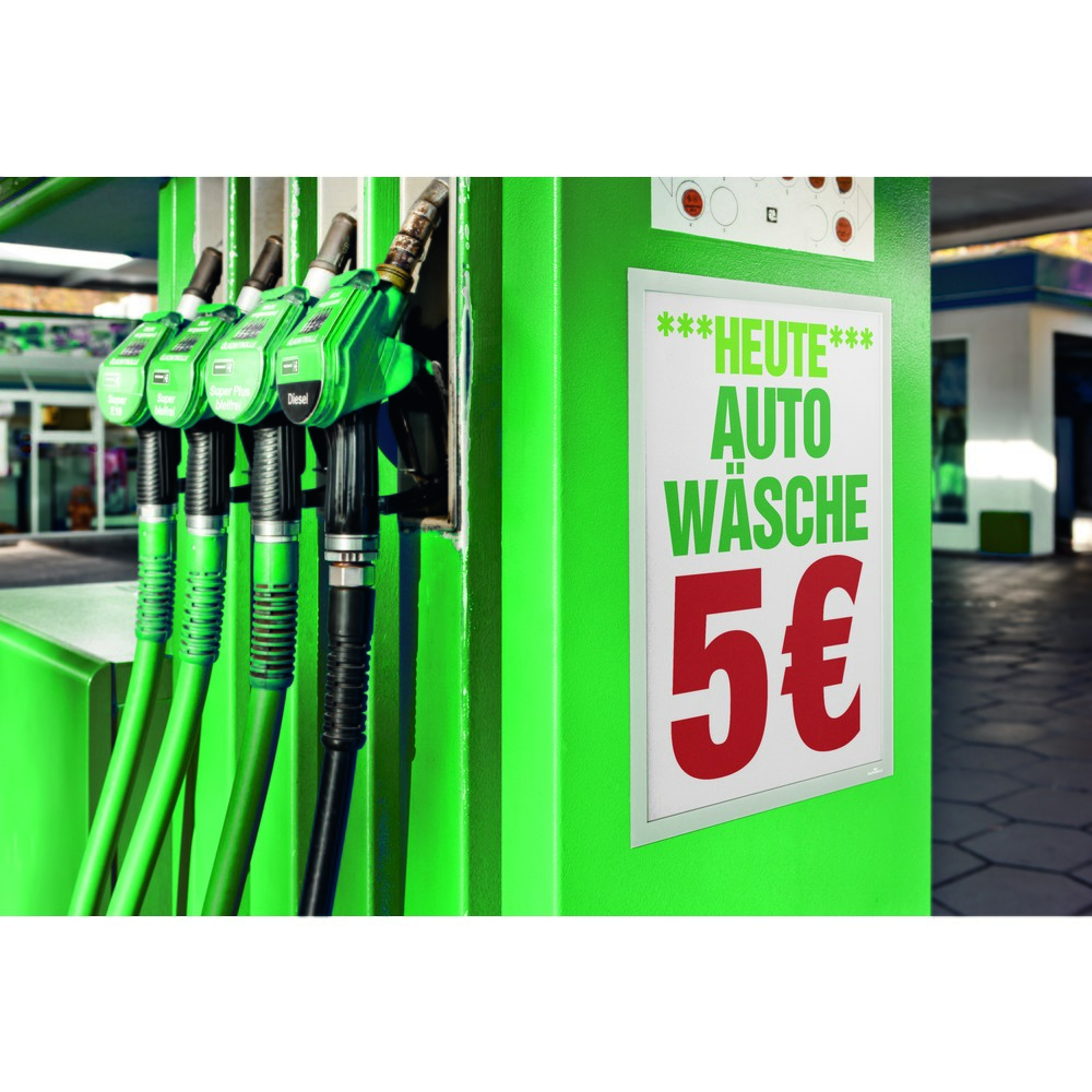 Número de imagen del producto 10: Marco informativo DURABLE DURAFRAME®, autoadhesivo, DIN A3, plata metalizada