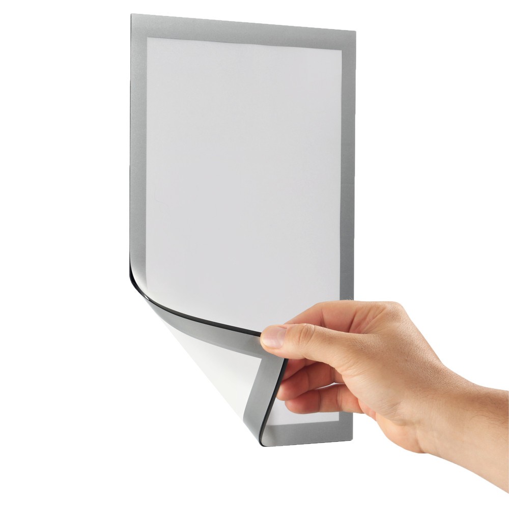 Número de imagen del producto 3: Marco informativo DURABLE DURAFRAME®, autoadhesivo, DIN A3, rojo