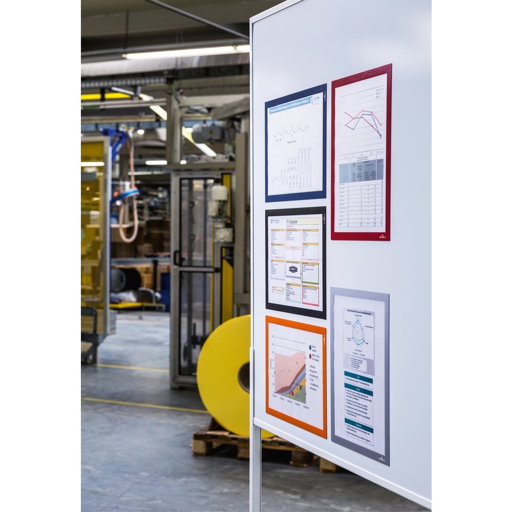Número de imagen del producto 1: Marco magnético DURABLE DURAFRAME®, DIN A4, naranja