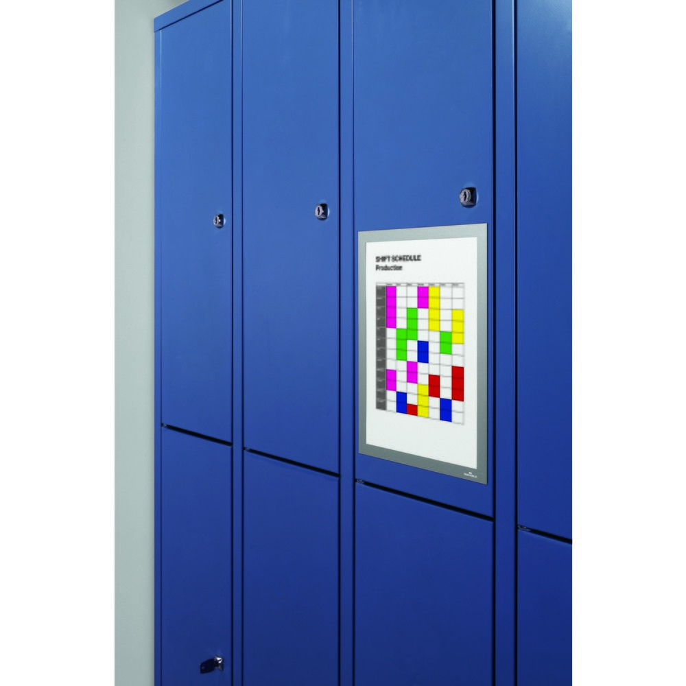 Número de imagen del producto 2: Marco magnético DURABLE DURAFRAME®, DIN A4, plata metalizada