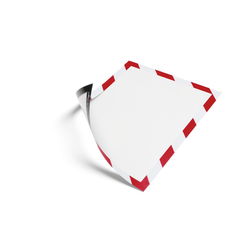 Imagen del producto: Marco magnético DURABLE DURAFRAME® Security, DIN A4, rojo/blanco