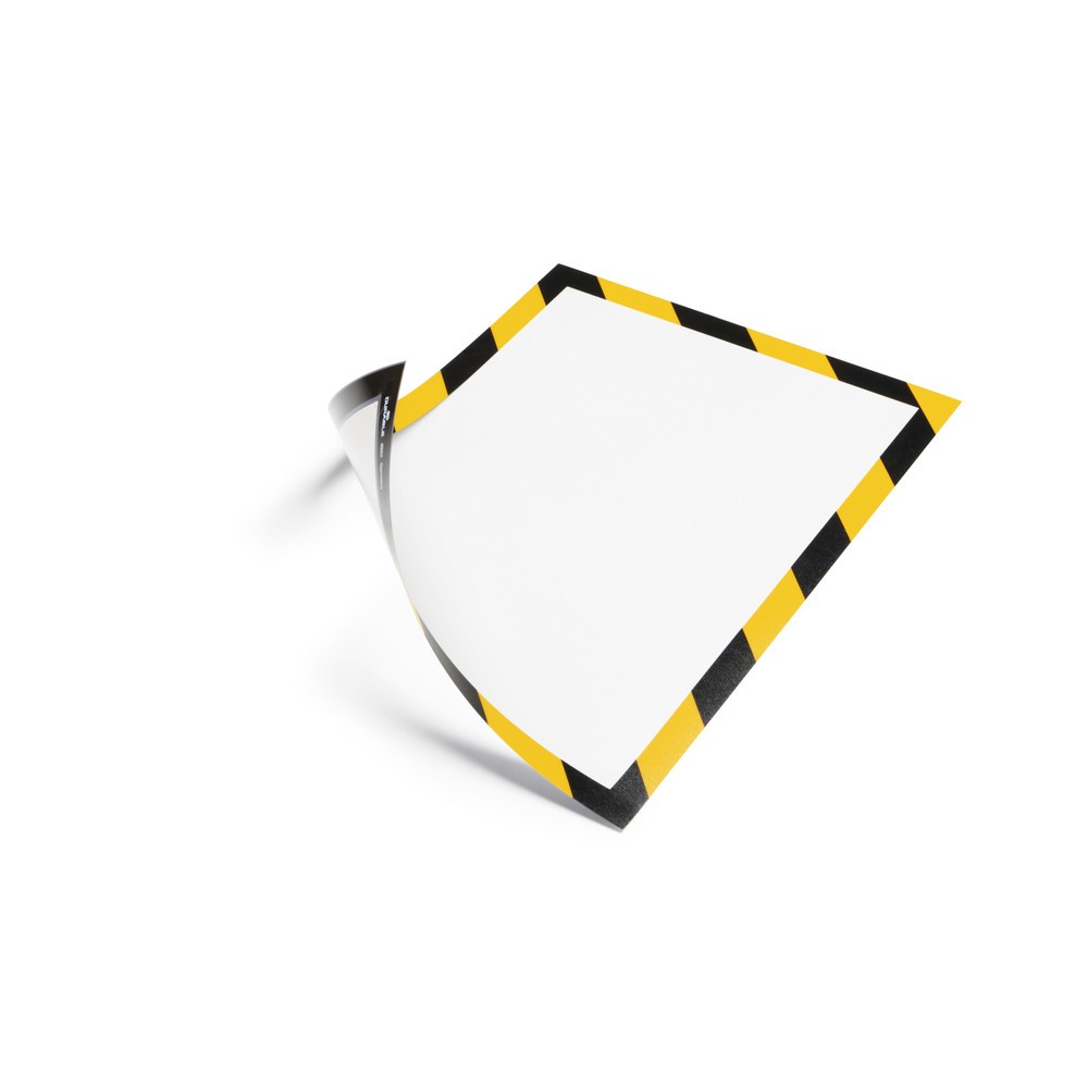 Número de imagen del producto 1: Marco magnético DURABLE DURAFRAME® Security, DIN A4, amarillo/negro