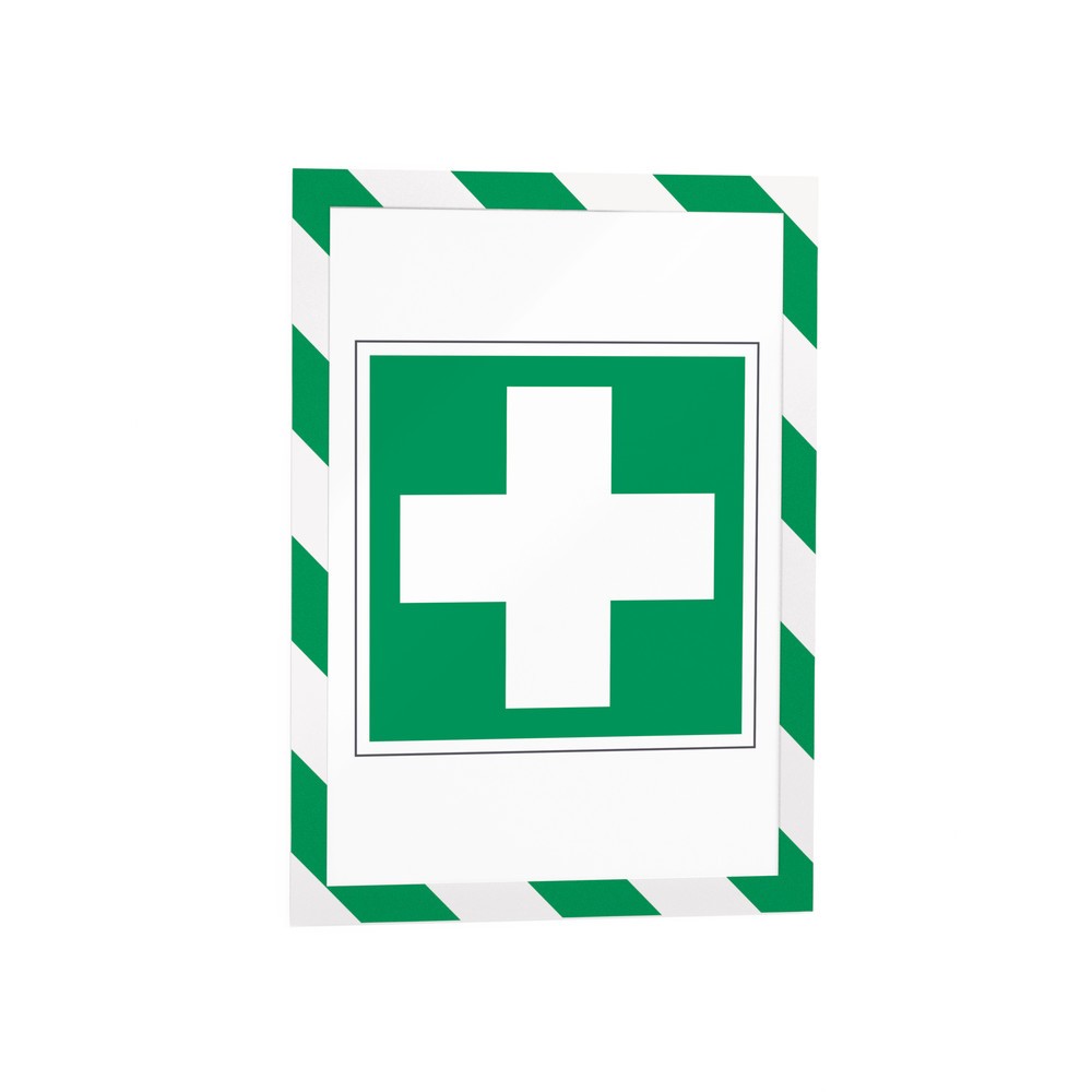 Número de imagen del producto 4: Marco magnético DURABLE DURAFRAME® Security, DIN A4, verde/blanco