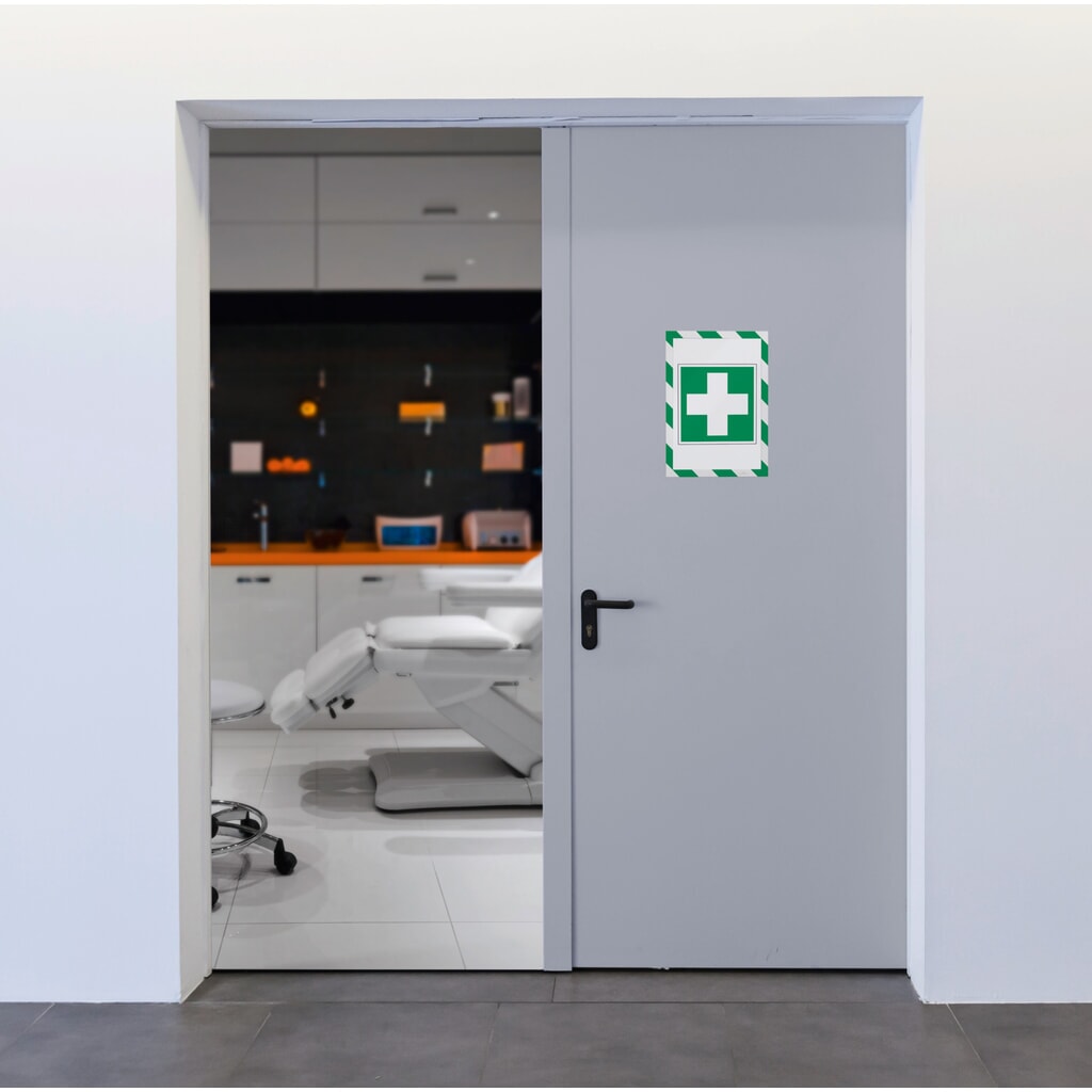 Marco magnético DURABLE DURAFRAME® Security, DIN A4, verde/blanco Número de imagen del producto 6: Marco magnético DURABLE DURAFRAME® Security, DIN A4, verde/blanco