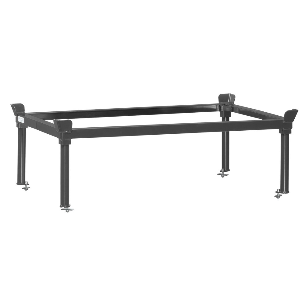 Número de imagen del producto 1: Marco para chasis de palet fetra®, alto H x An x F 370 x 1.210 x 810 mm, gris antracita