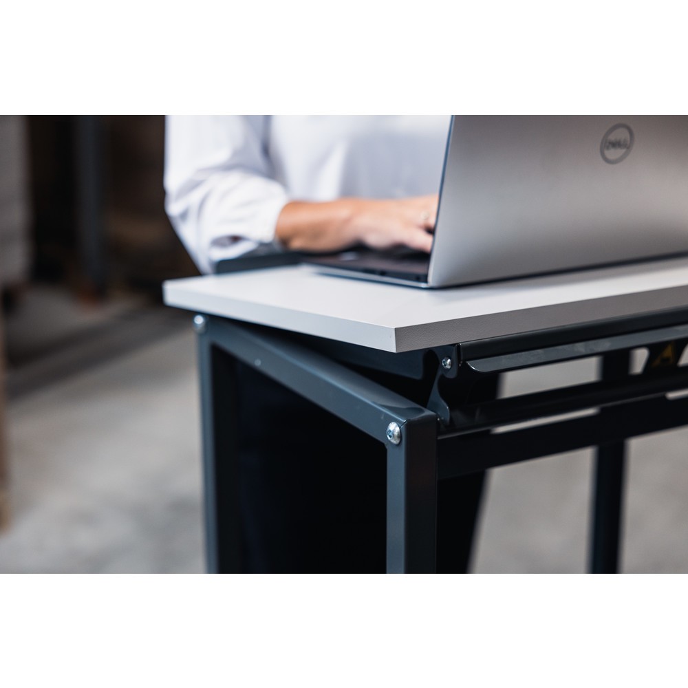Número de imagen del producto 2: Mesa alta Kongamek con 4 ruedas directrices, ajustable en altura, 720-1.100 mm, A x F 600 x 400 mm, CC 200 kg