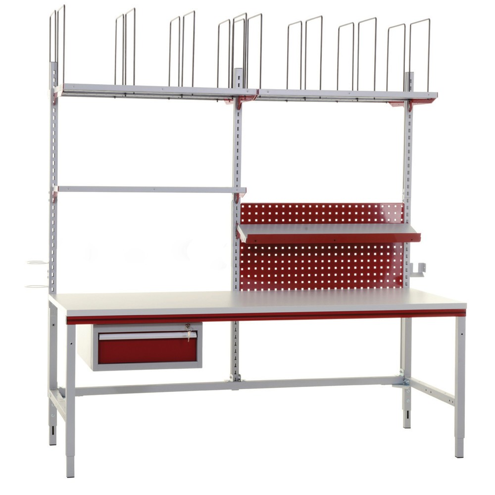 Número de imagen del producto 5: Mesa de embalaje completa Basic+, HxAxF 690- 960 x 2000 x 800 mm