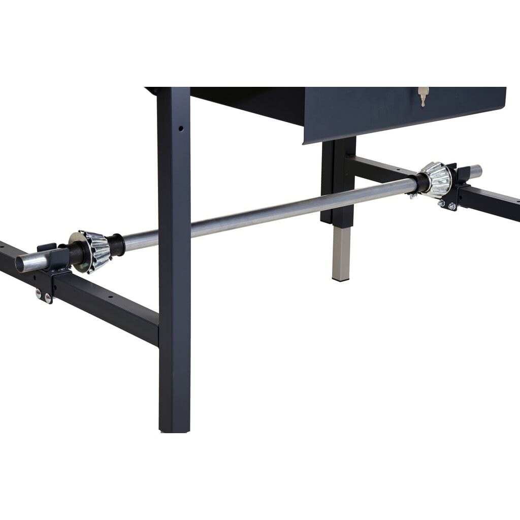 Número de imagen del producto 5: Rocholz mesa de embalaje ajustable en altura manualmente SYSTEM 2000, paquete completo con dispositivo de corte, ancho de corte 1.000 mm, Al x An x F 690-960 x 1.600 x 800 mm