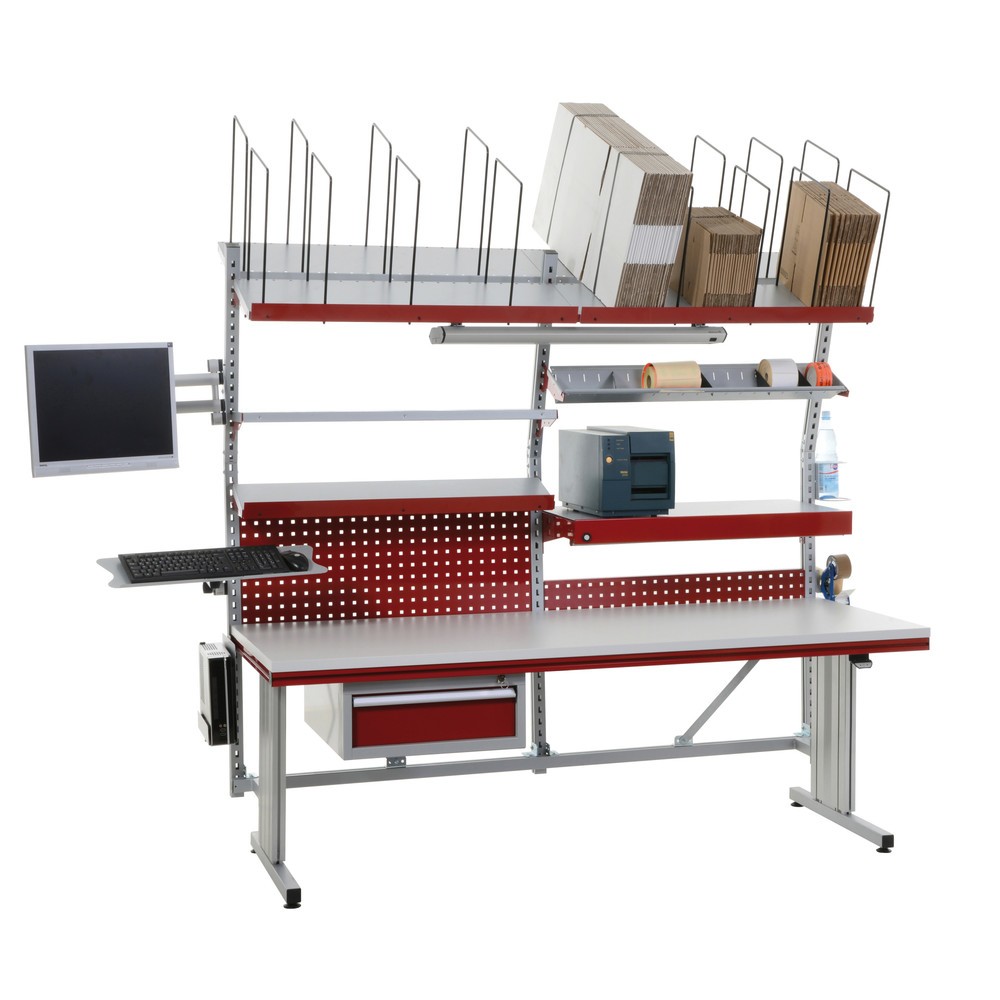 Número de imagen del producto 6: Mesa de embalaje completa Rocholz Premium, HxAxF 720- 1.120 x 2000 x 800 mm