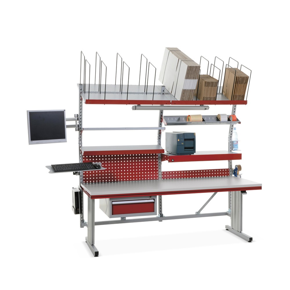 Imagen del producto: Mesa de embalaje completa Rocholz Premium, HxAxF 720- 1.120 x 2000 x 800 mm