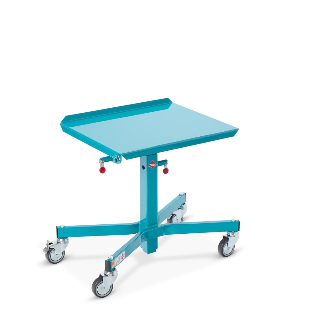 Número de imagen del producto 8: Mesa de trabajo Ameise®, con ruedas y de elevación manual, inclinación 15 y 30°