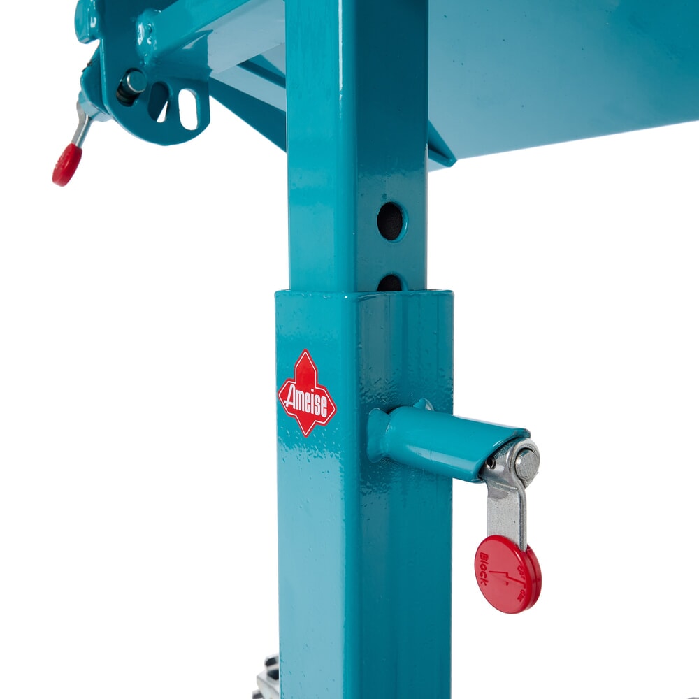 Número de imagen del producto 11: Mesa de trabajo Ameise®, con ruedas y de elevación manual, inclinación 15 y 30°