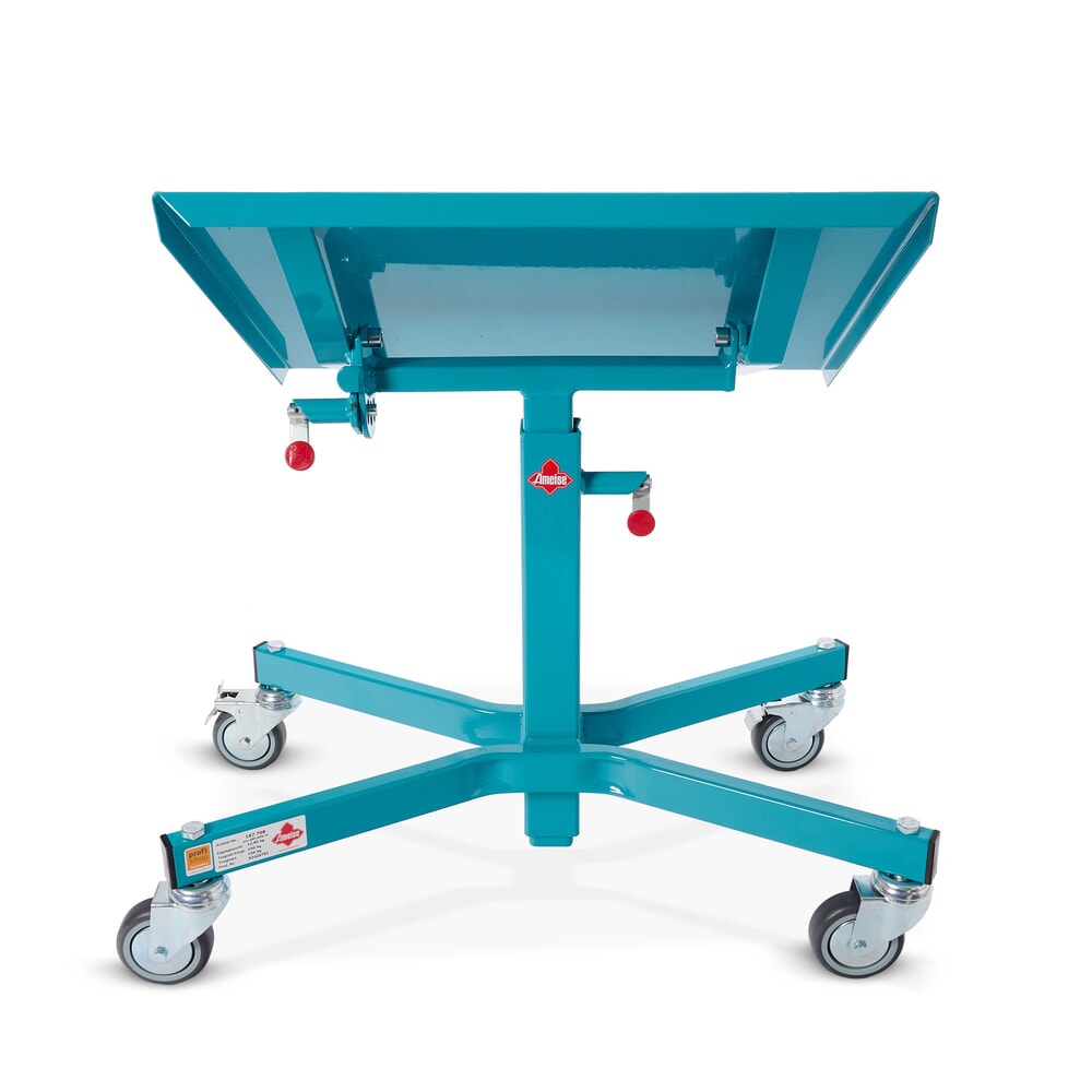 Número de imagen del producto 12: Mesa de trabajo Ameise®, con ruedas y de elevación manual, inclinación 15 y 30°