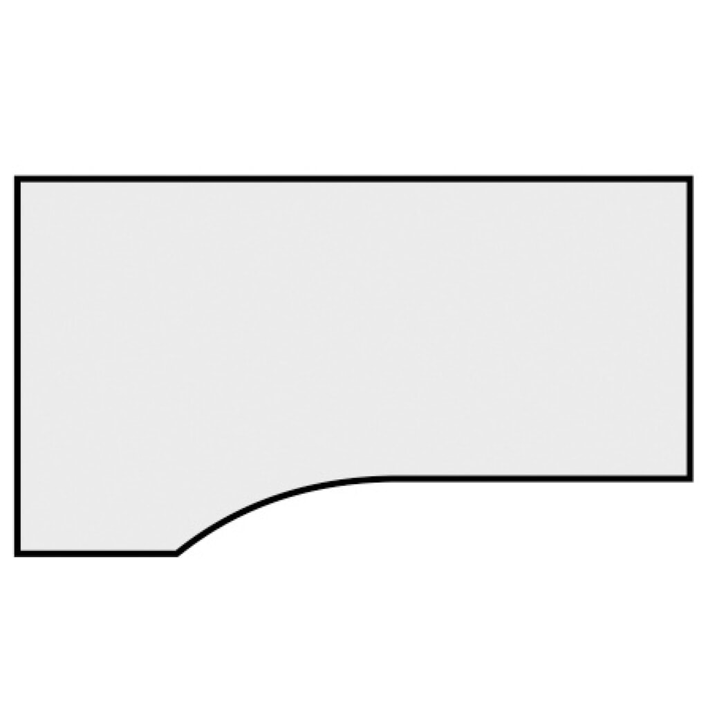 Número de imagen del producto 5: Escritorio de oficina profesional Geramöbel, bastidor en C, tablero de mesa en forma de PC a la derecha, AxP 2000 x 1000 mm, arce