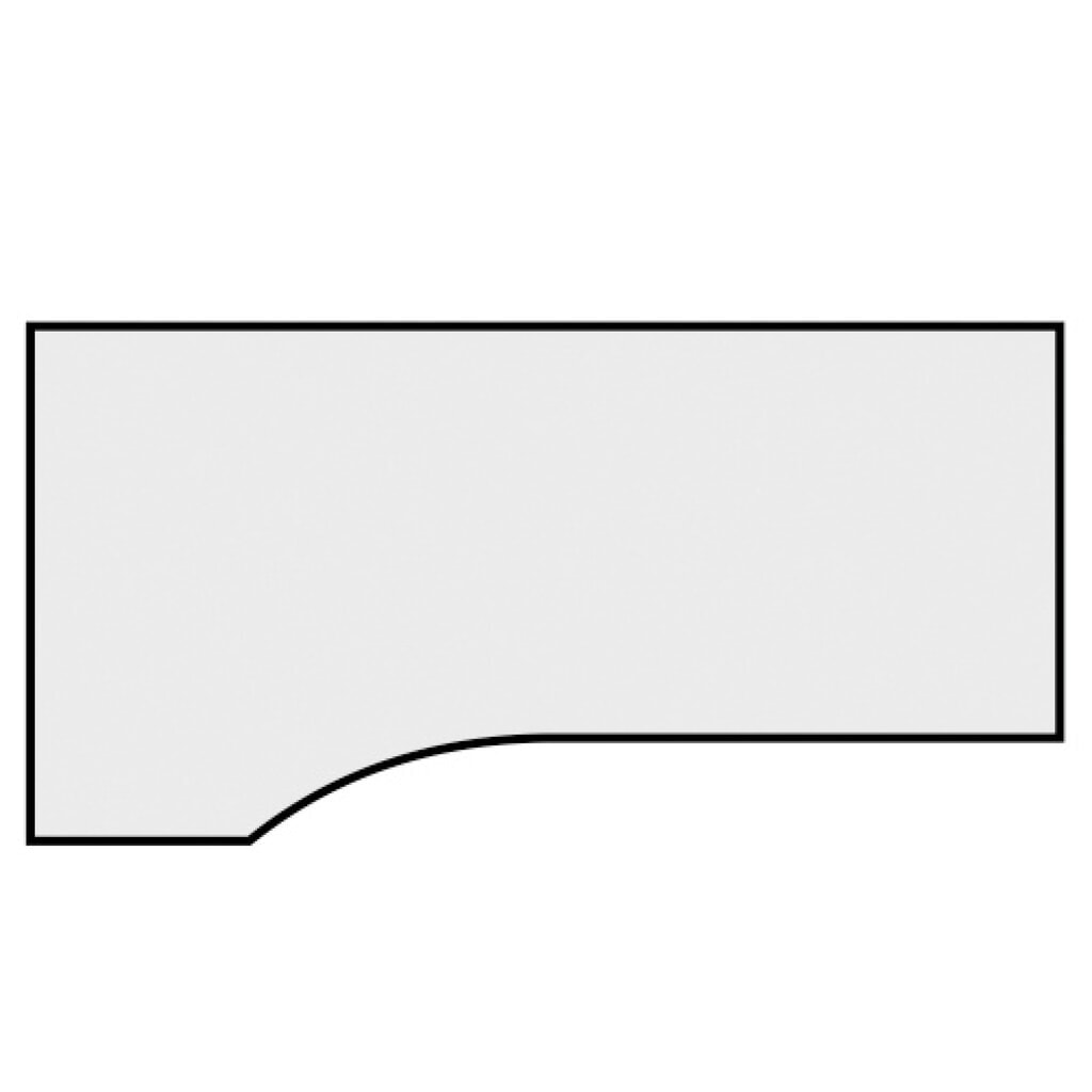 Número de imagen del producto 6: Escritorio de oficina profesional Geramöbel, bastidor en C, tablero de mesa en forma de PC a la derecha, AxP 2000 x 1000 mm, arce