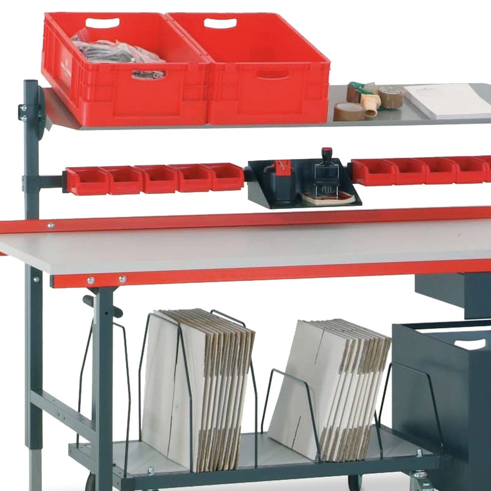 Número de imagen del producto 2: Mesa de trabajo y embalaje Rocholz, CC 200 kg, HxAxF 690-960 x 2.000 x 920 mm