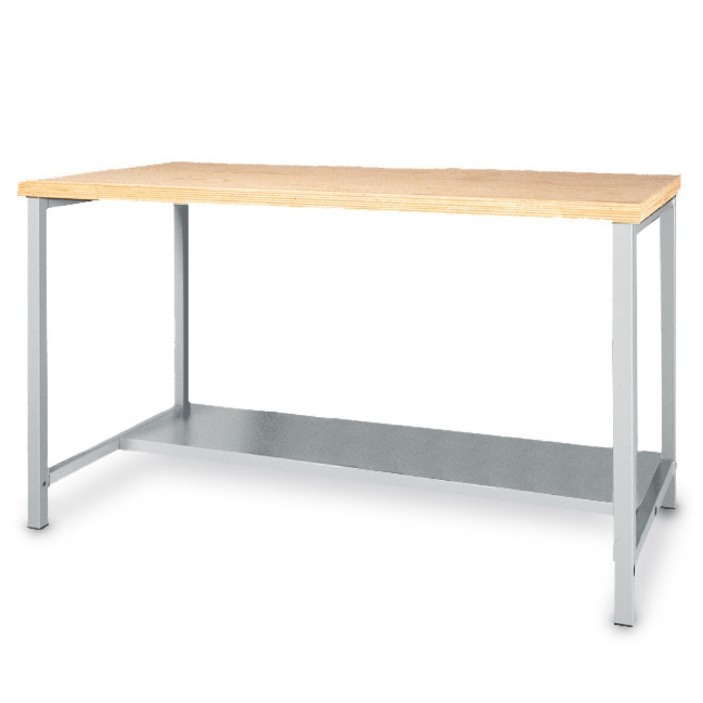 Imagen del producto: Mesa del banco de trabajo Bedrunka+Hirth con estante, CC 200 kg, H x A x F 859 x 1.500 x 750 mm