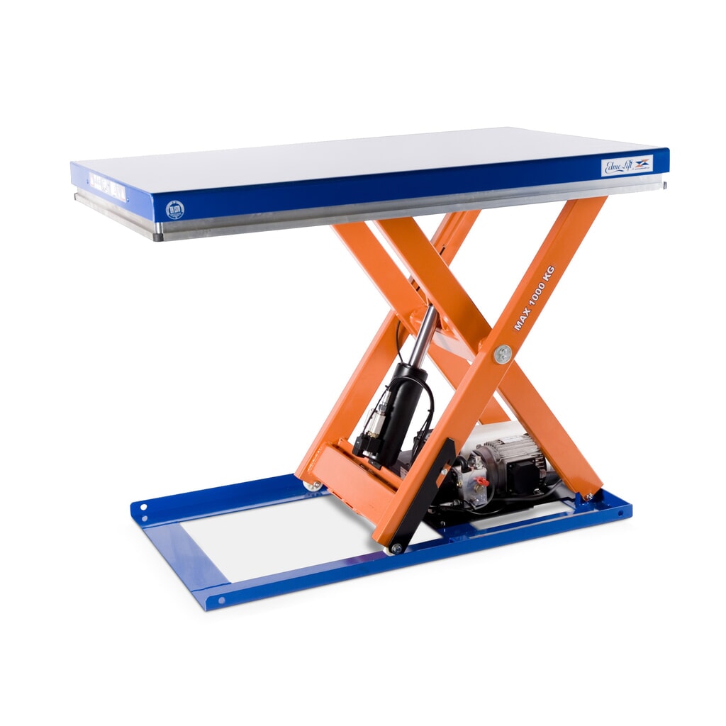 Imagen del producto: Mesa elevadora de tijera EdmoLift® serie T, c.c. 1.000 kg, plataforma de 1.300 x 800 mm