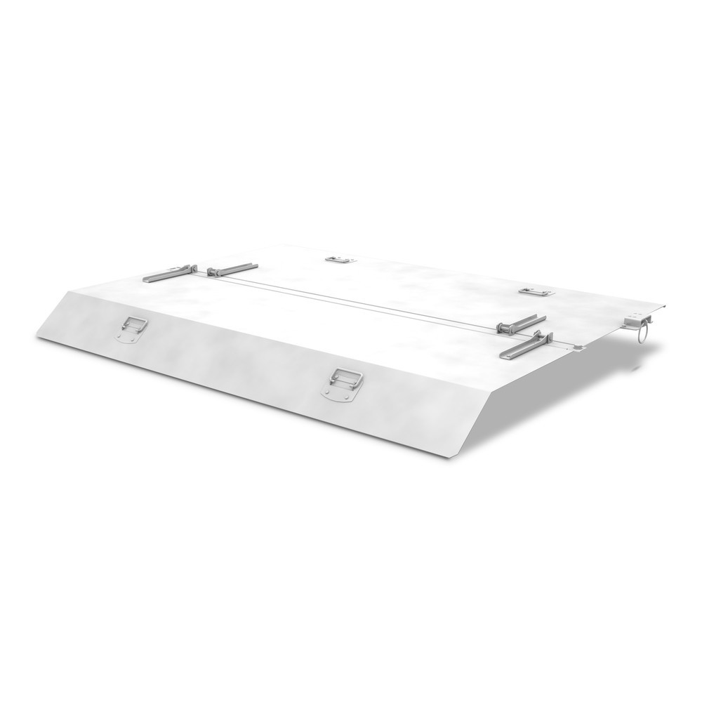 Imagen del producto: Tapa para contenedor mini volcado/viruta, altura de construcción extremadamente baja, volumen 0,61 m³